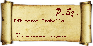 Pásztor Szabella névjegykártya